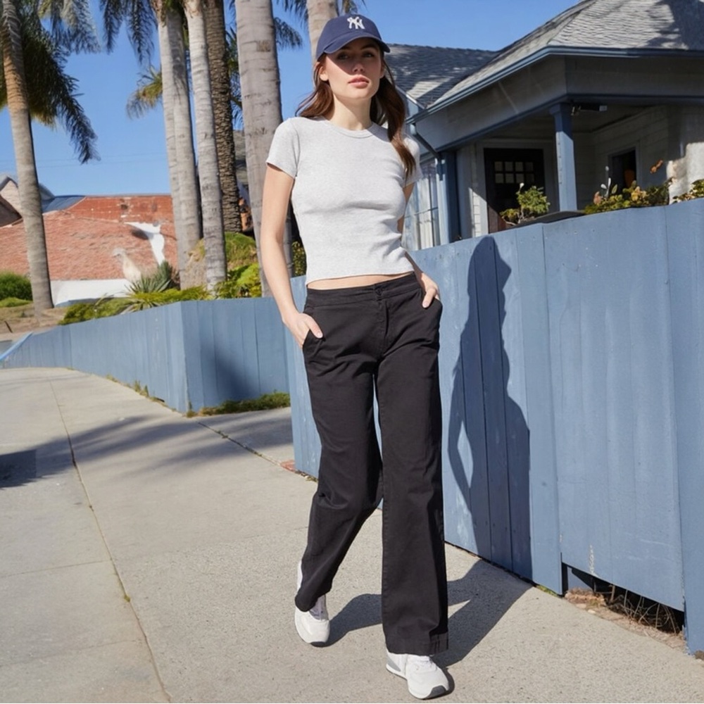 J.Galt Brandy Melville Black Tailored Trouser Pants Size Small